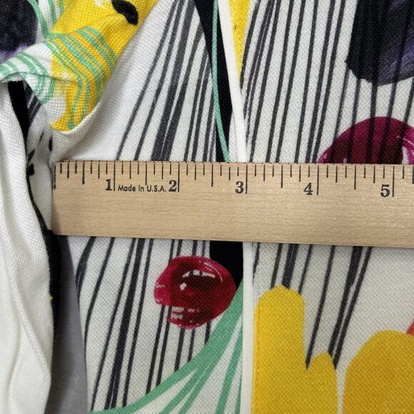 Berek Jacket Womens Medium Multicolor Floral Full Zip Pockets Artsy Print Modern - Picture 8 of 11